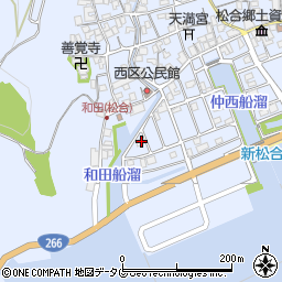 熊本県宇城市不知火町松合61周辺の地図