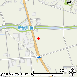 熊本県宇城市松橋町豊福350周辺の地図