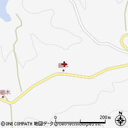 熊本県下益城郡美里町洞岳763周辺の地図