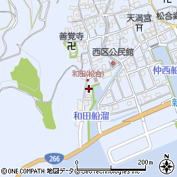 熊本県宇城市不知火町松合1859周辺の地図