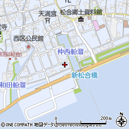 熊本県宇城市不知火町松合13周辺の地図