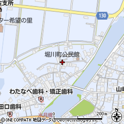堀川町公民館周辺の地図