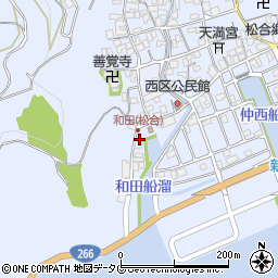 熊本県宇城市不知火町松合1882周辺の地図