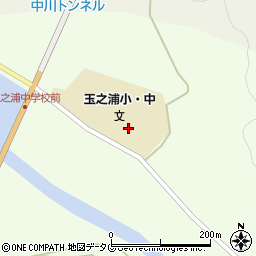 五島市立玉之浦中学校　校長室周辺の地図