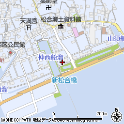熊本県宇城市不知火町松合121-16周辺の地図