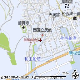 熊本県宇城市不知火町松合1845周辺の地図