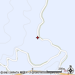宮崎県日之影町（西臼杵郡）七折（舟ノ尾）周辺の地図