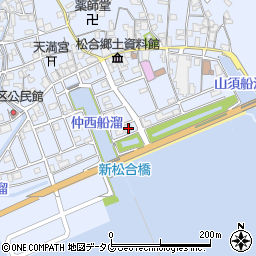 熊本県宇城市不知火町松合121-2周辺の地図
