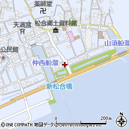 熊本県宇城市不知火町松合121周辺の地図