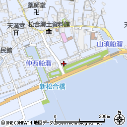 熊本県宇城市不知火町松合121-10周辺の地図