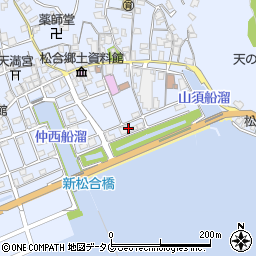 熊本県宇城市不知火町松合121-1周辺の地図