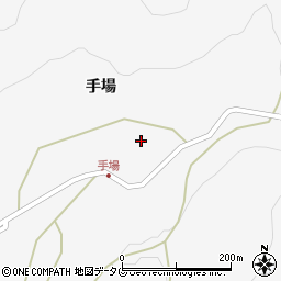 熊本県宇城市三角町手場544周辺の地図