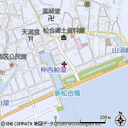 熊本県宇城市不知火町松合118周辺の地図