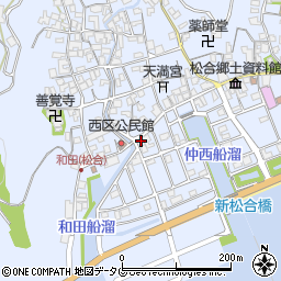 熊本県宇城市不知火町松合76周辺の地図