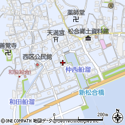 熊本県宇城市不知火町松合84周辺の地図