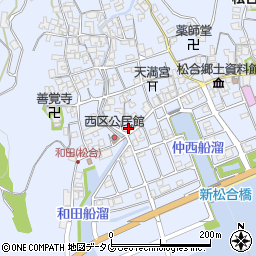 熊本県宇城市不知火町松合858周辺の地図