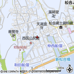熊本県宇城市不知火町松合856周辺の地図
