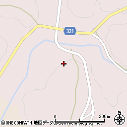 熊本県下益城郡美里町名越谷3961周辺の地図