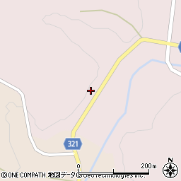 熊本県下益城郡美里町名越谷110周辺の地図