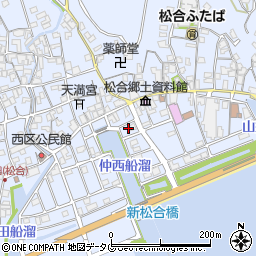 熊本県宇城市不知火町松合101周辺の地図