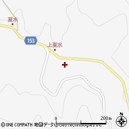 熊本県下益城郡美里町洞岳2412周辺の地図