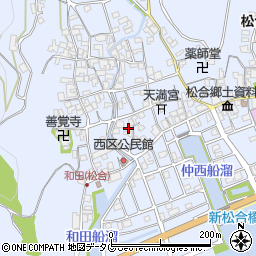 熊本県宇城市不知火町松合871周辺の地図