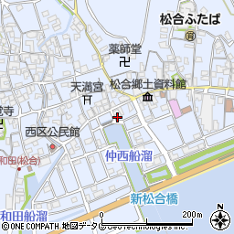 熊本県宇城市不知火町松合99周辺の地図