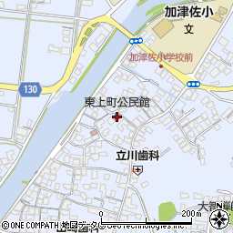 東上町公民館周辺の地図