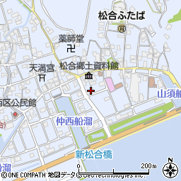 熊本県宇城市不知火町松合105周辺の地図