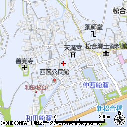熊本県宇城市不知火町松合865周辺の地図