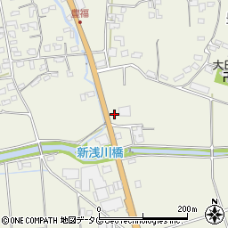 熊本県宇城市松橋町豊福635周辺の地図