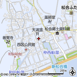 熊本県宇城市不知火町松合802-1周辺の地図