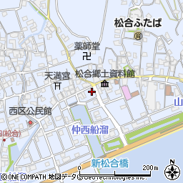 熊本県宇城市不知火町松合100周辺の地図