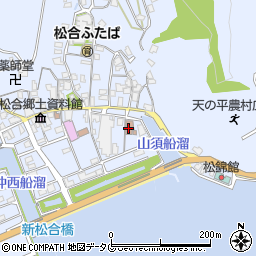 松合郵便局周辺の地図