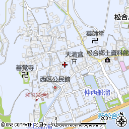 熊本県宇城市不知火町松合845周辺の地図
