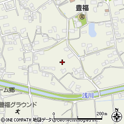 熊本県宇城市松橋町両仲間周辺の地図