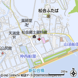熊本県宇城市不知火町松合142周辺の地図