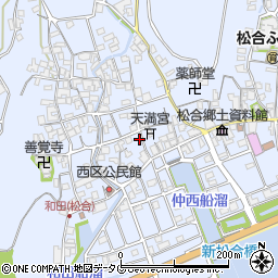 熊本県宇城市不知火町松合843周辺の地図