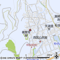 熊本県宇城市不知火町松合1797周辺の地図