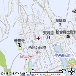 熊本県宇城市不知火町松合895周辺の地図