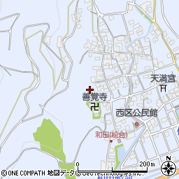 熊本県宇城市不知火町松合1763周辺の地図