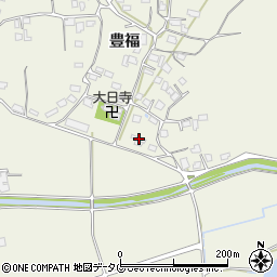 熊本県宇城市松橋町豊福724周辺の地図