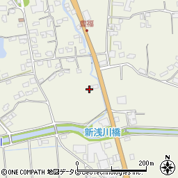 熊本県宇城市松橋町豊福386周辺の地図