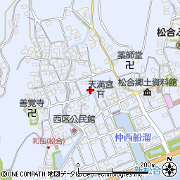熊本県宇城市不知火町松合842周辺の地図