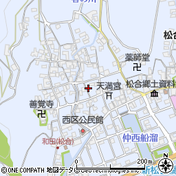 熊本県宇城市不知火町松合834周辺の地図