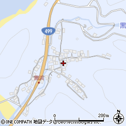 長崎県長崎市黒浜町876周辺の地図