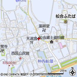 熊本県宇城市不知火町松合796周辺の地図