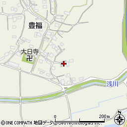 熊本県宇城市松橋町豊福753周辺の地図