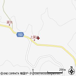 熊本県下益城郡美里町洞岳1996周辺の地図