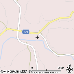 熊本県下益城郡美里町名越谷2154周辺の地図